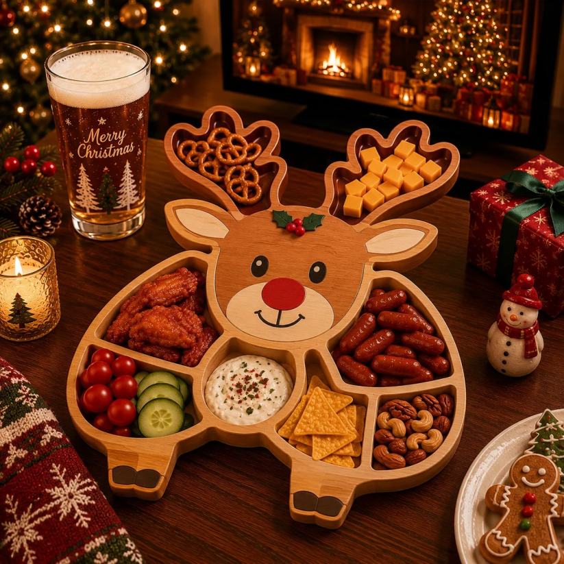 🎄 Christmas Snack Serving Tray