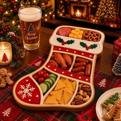 🎄 Christmas Snack Serving Tray
