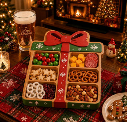 🎄 Christmas Snack Serving Tray