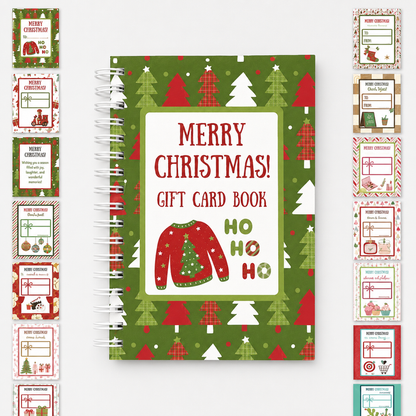 🎄📚Christmas Gift Card Book - 🎁Surprises On Every Page📚Hardcover & Durability Line