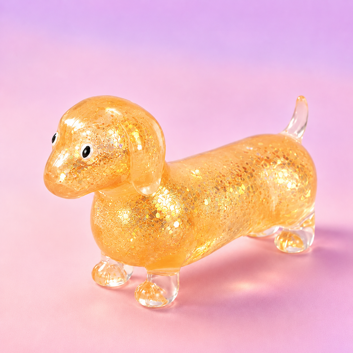 🐶 Glitter Dachshund Squishy